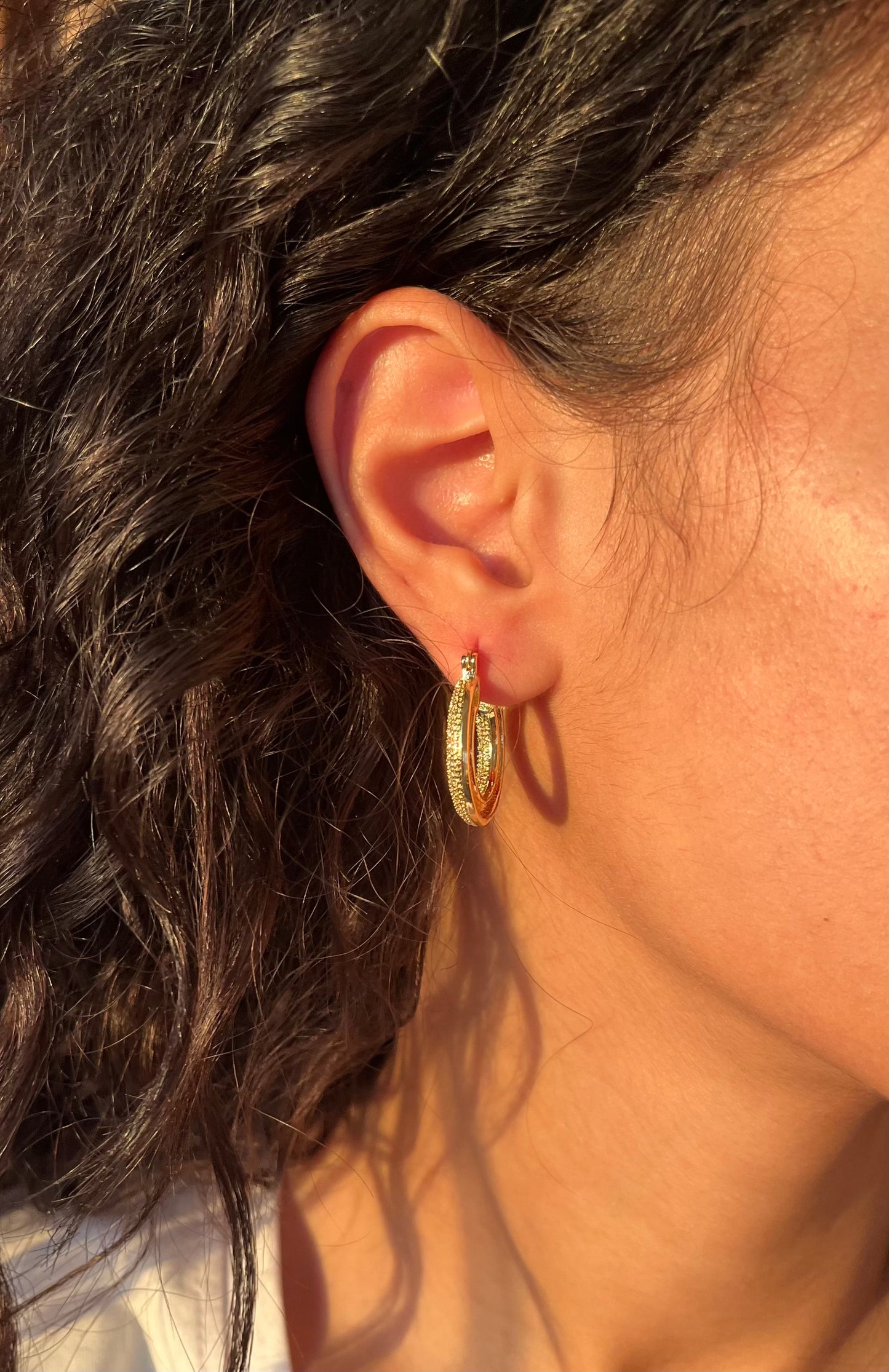 Bling Hoop Earrings
