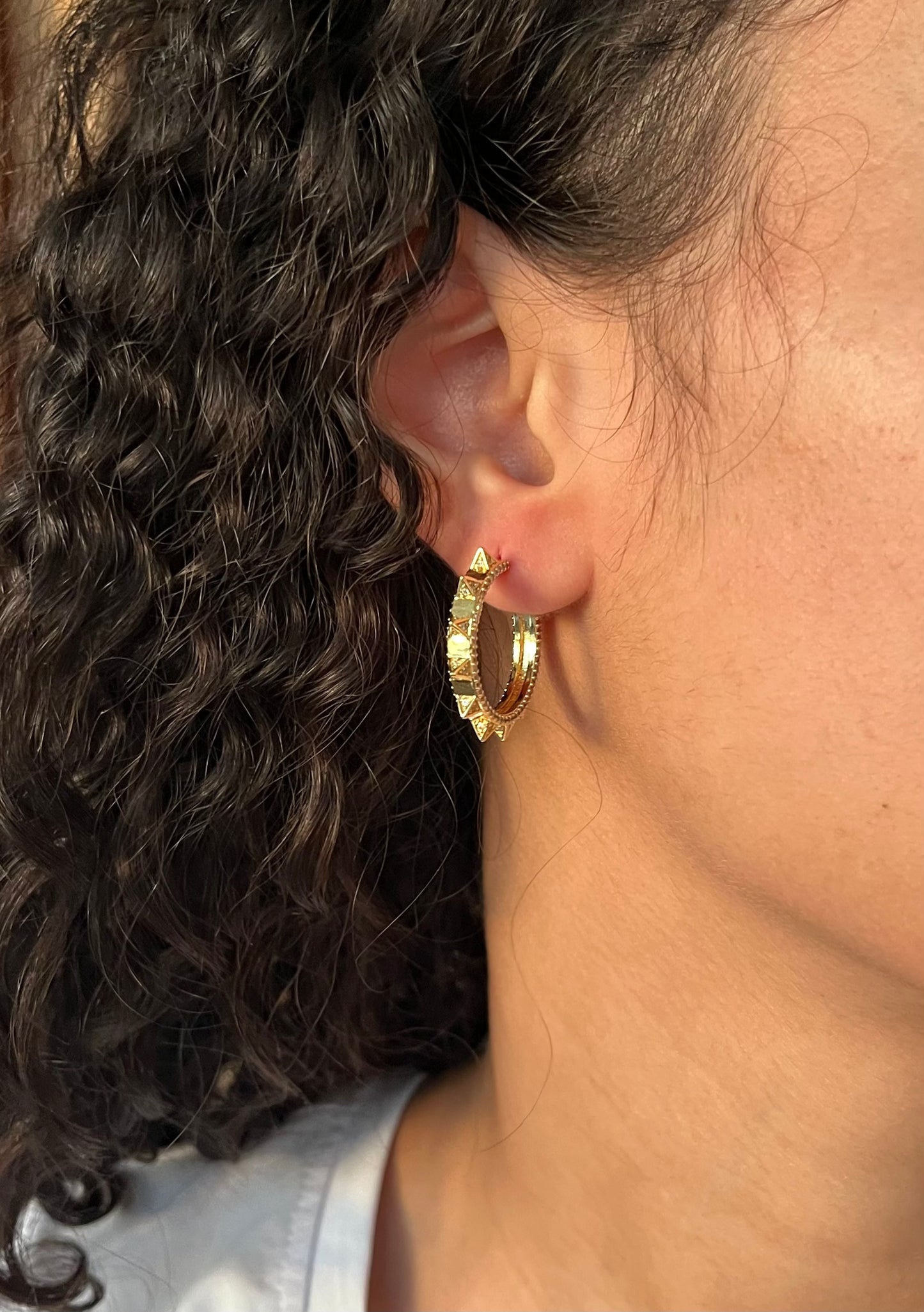 Volt Hoop Earrings