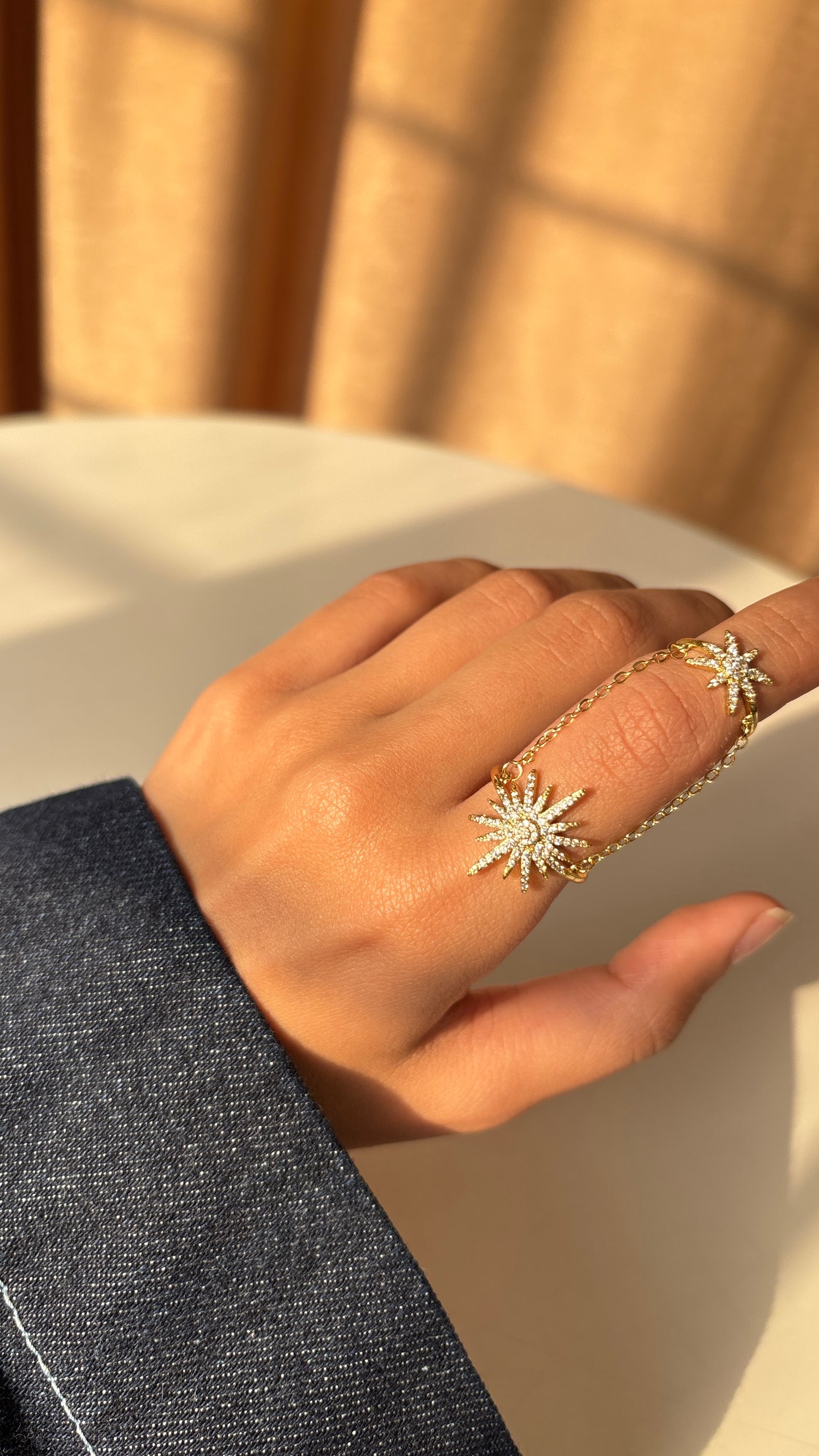 Sunburst Linked Ring