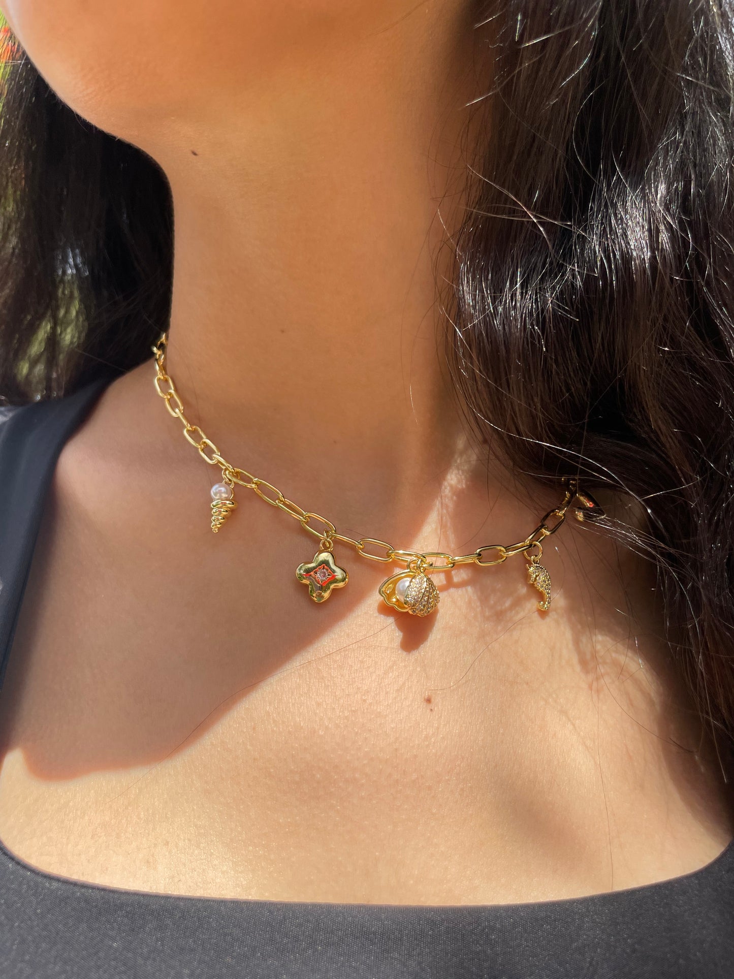 Glimmer Pearl Necklace