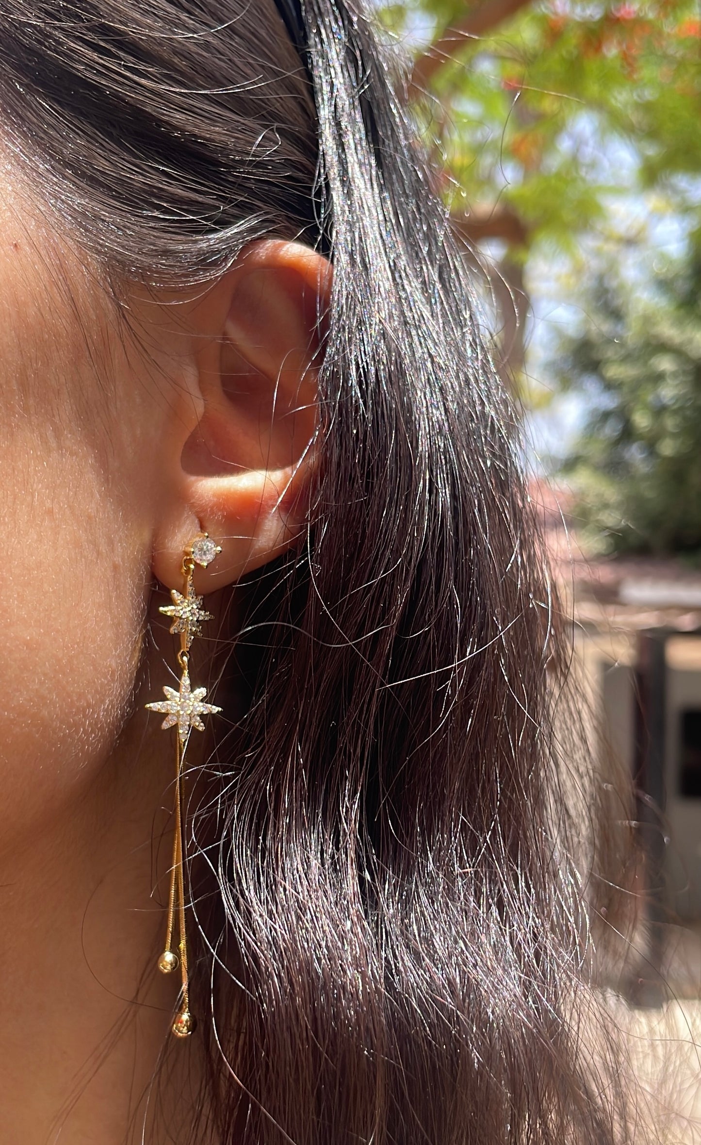 Mini Starburst Earrings