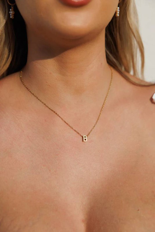Simple Initials Necklace