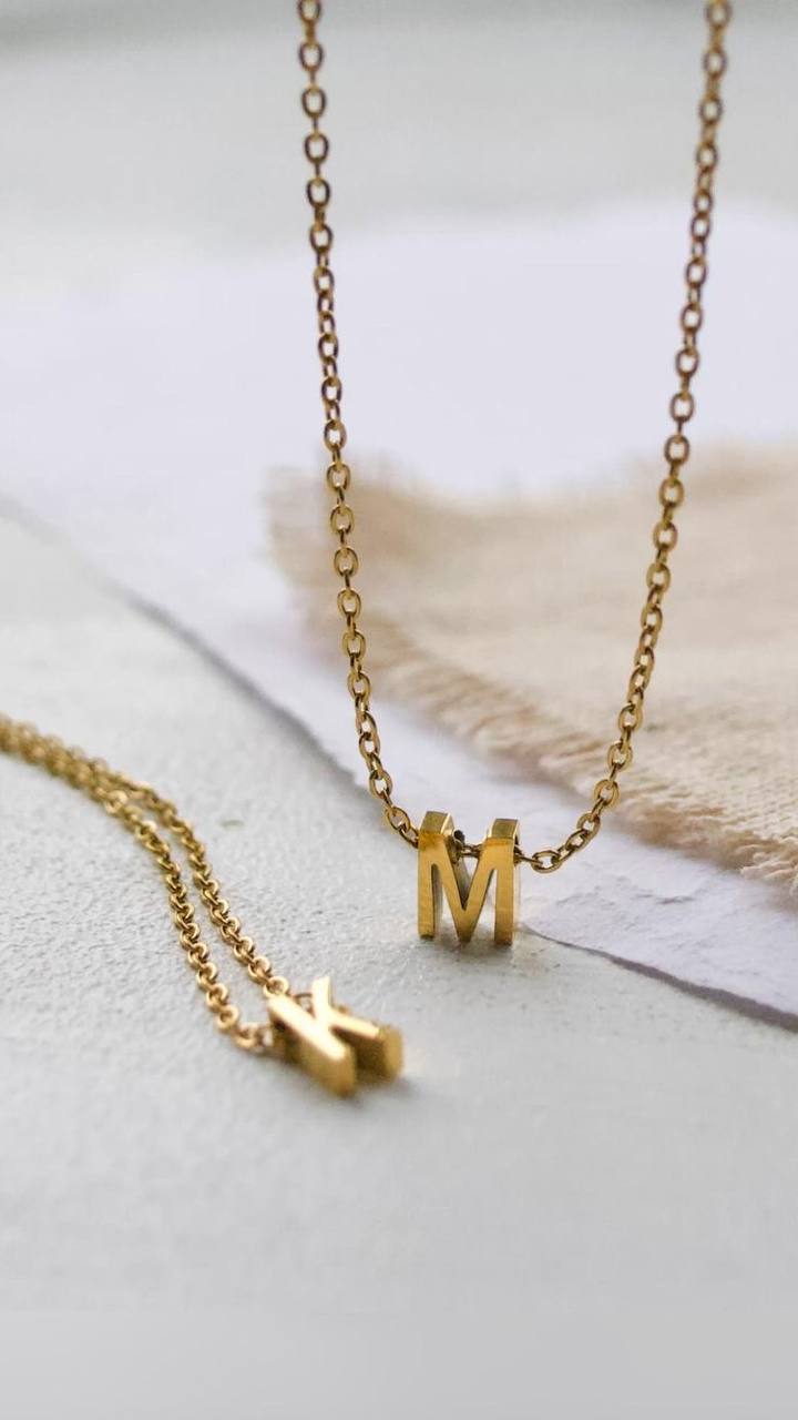Simple Initials Necklace