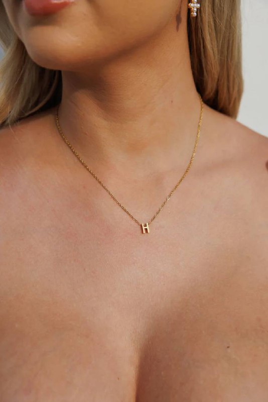 Simple Initials Necklace
