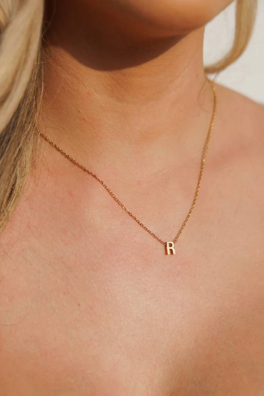 Simple Initials Necklace