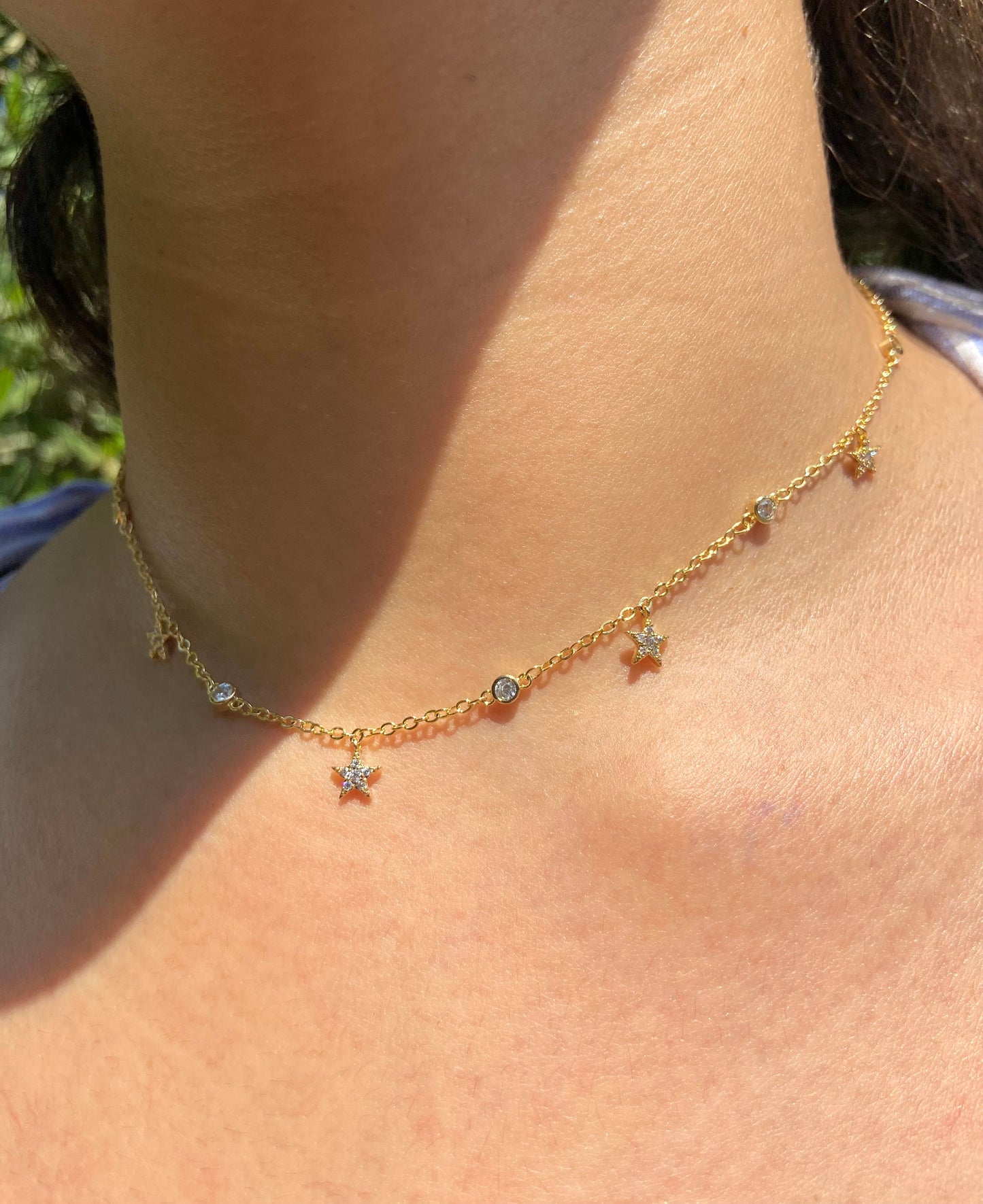 Stars Diamonds Choker