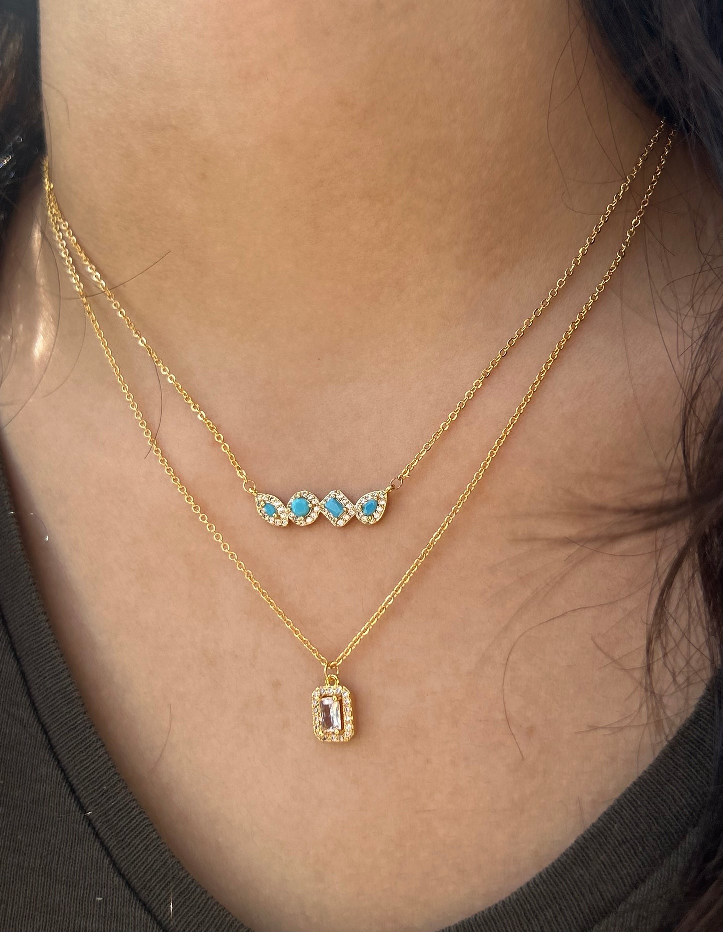 Turquoise Layered Necklace