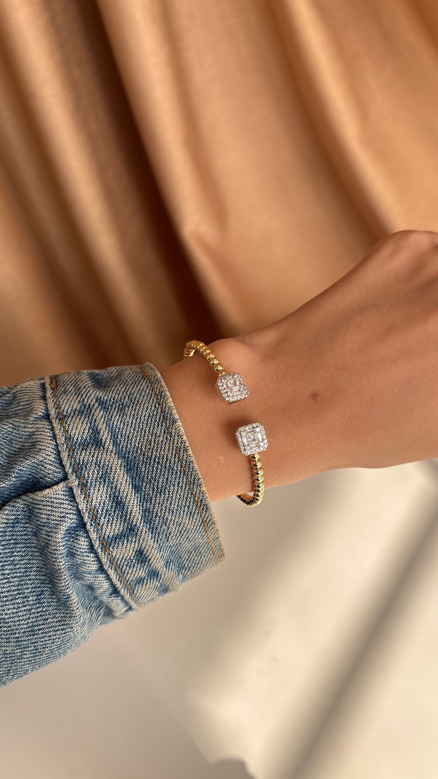 Square Baguette Bangle