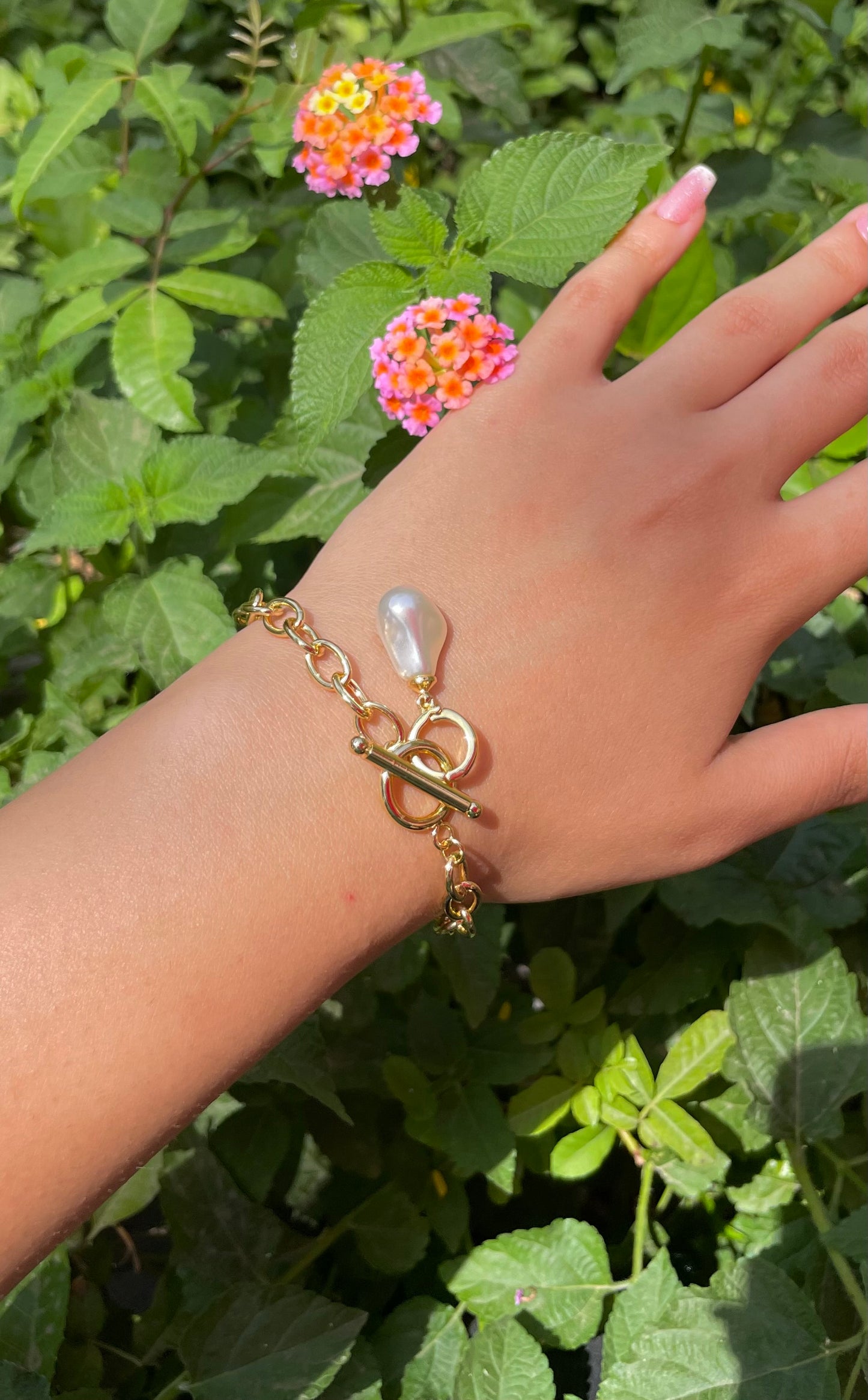 Pearl Chain Bracelet