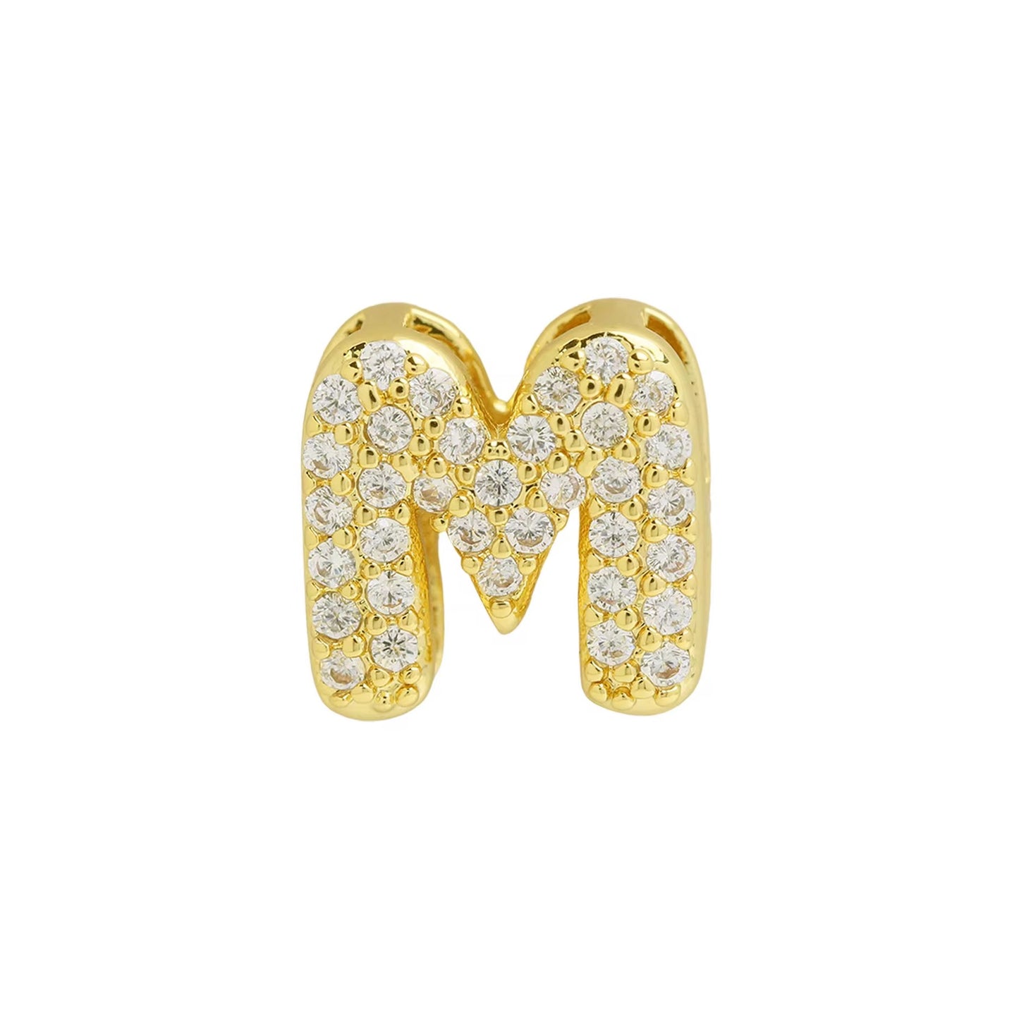 Petite Bubble Initial Necklace