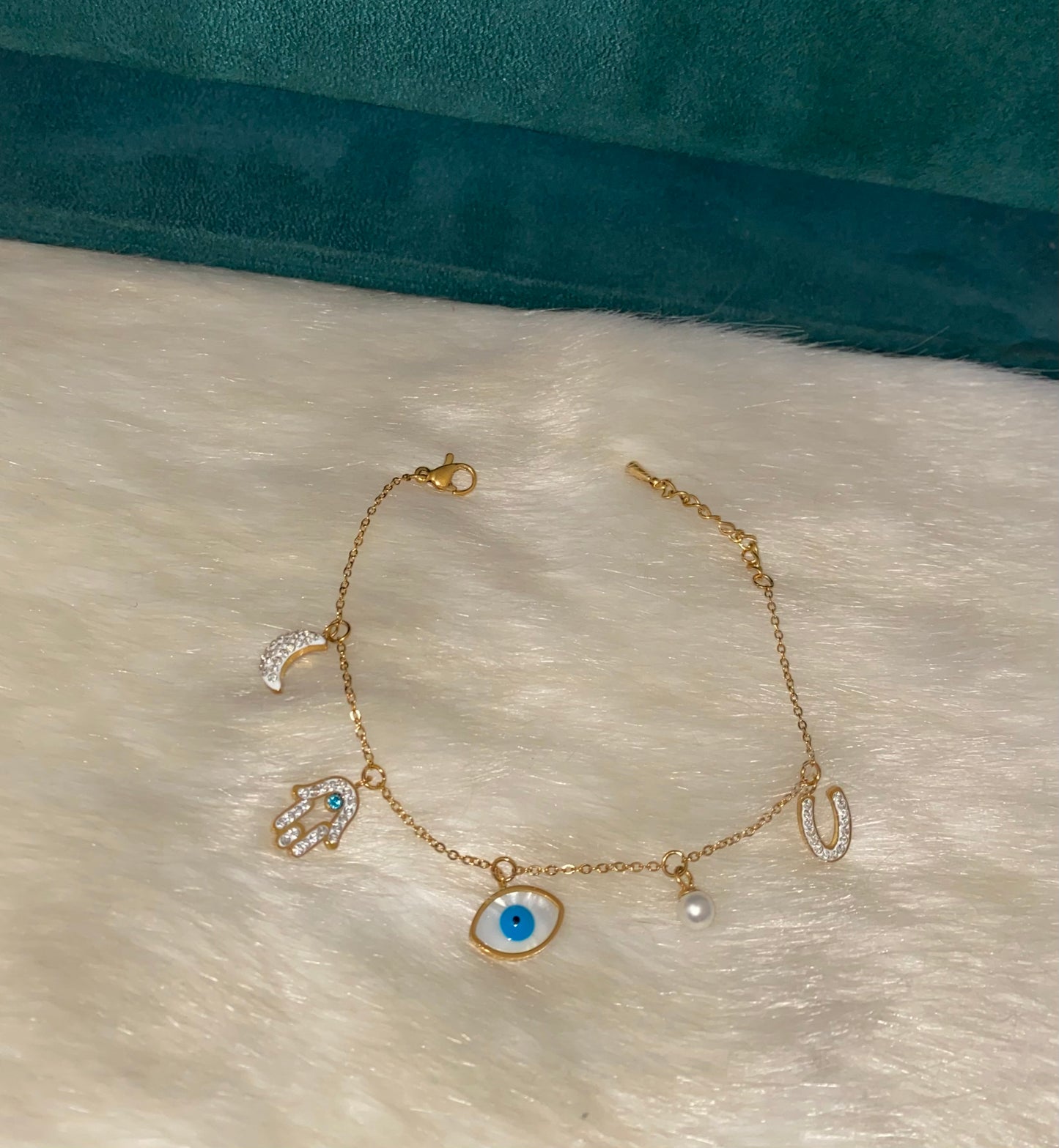 Evil Eye & Moonlight Bracelet