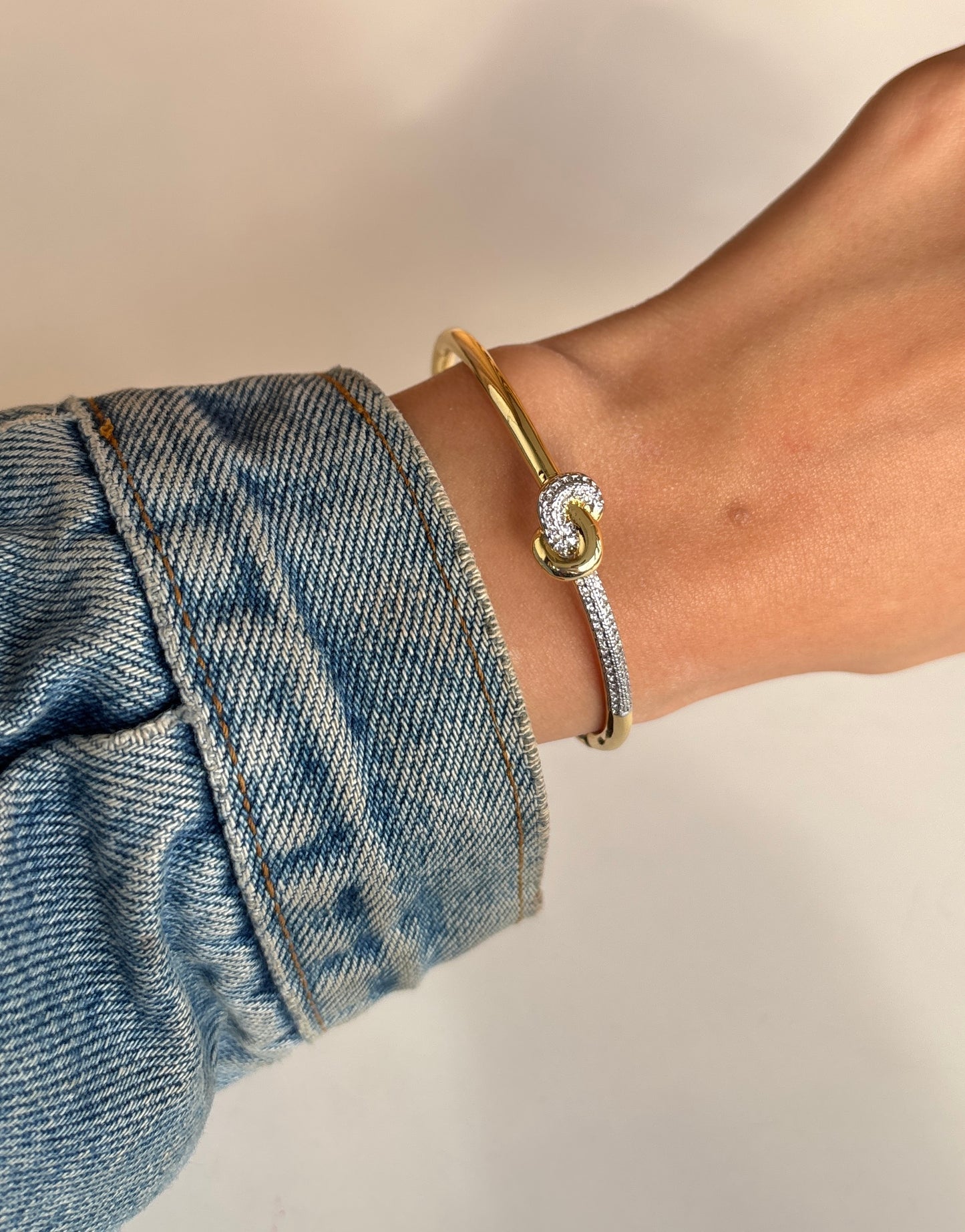 Diamond Knot Bangle