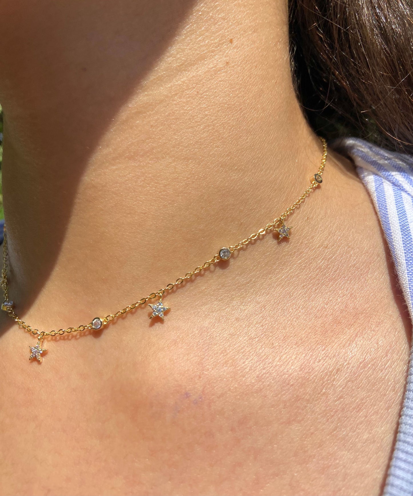 Stars Diamonds Choker