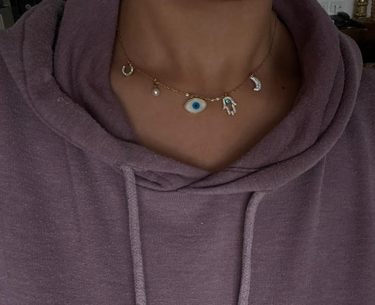 Evil Eye & Moonlight Charm ✨