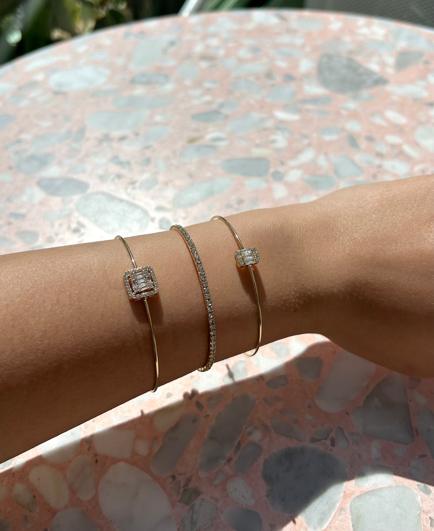 Baguette Bangles SET