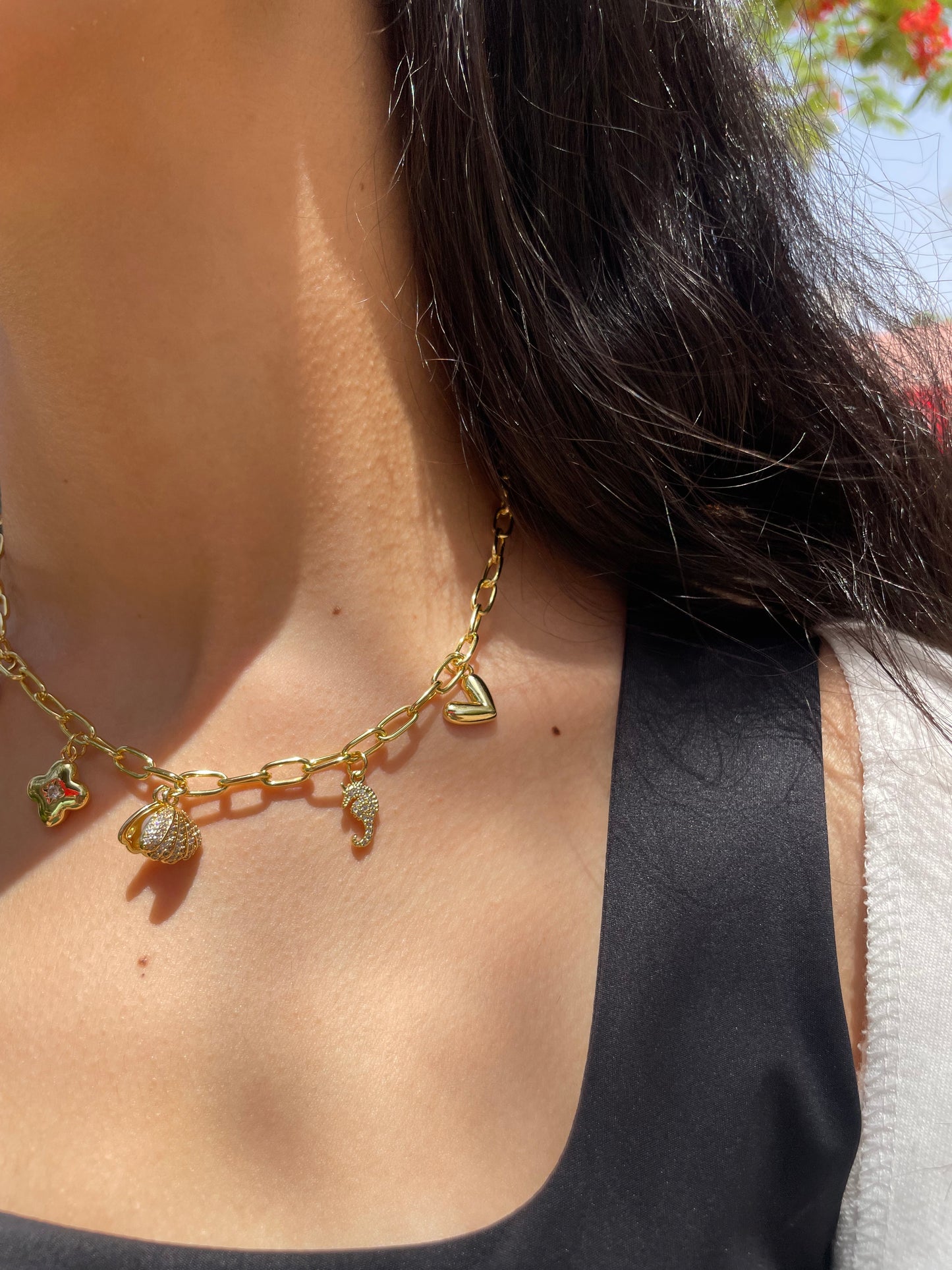 Glimmer Pearl Necklace