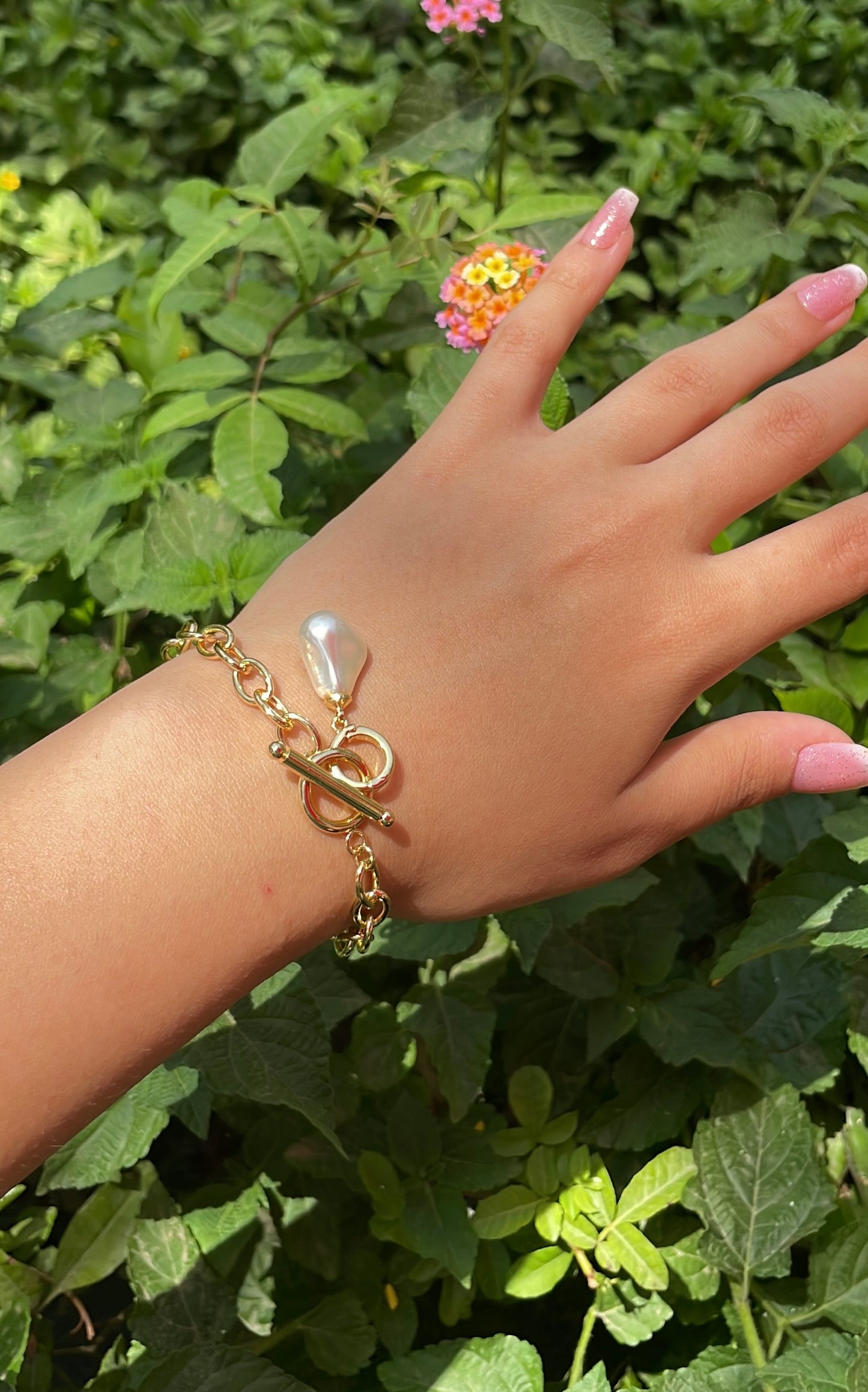 Pearl Chain Bracelet