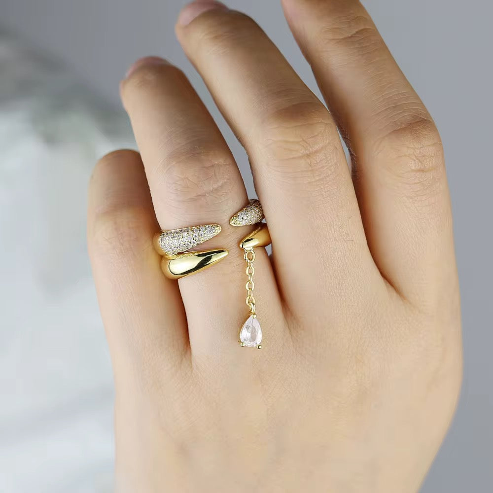 Linked Tear Ring