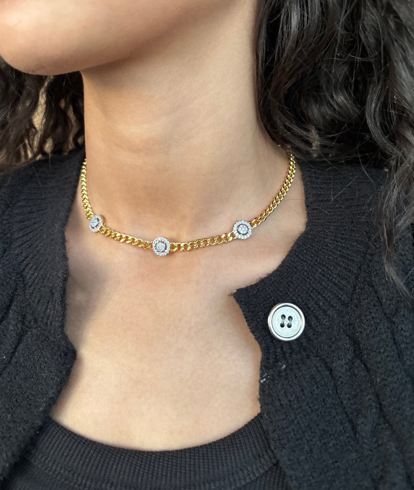 Round Diamond Choker