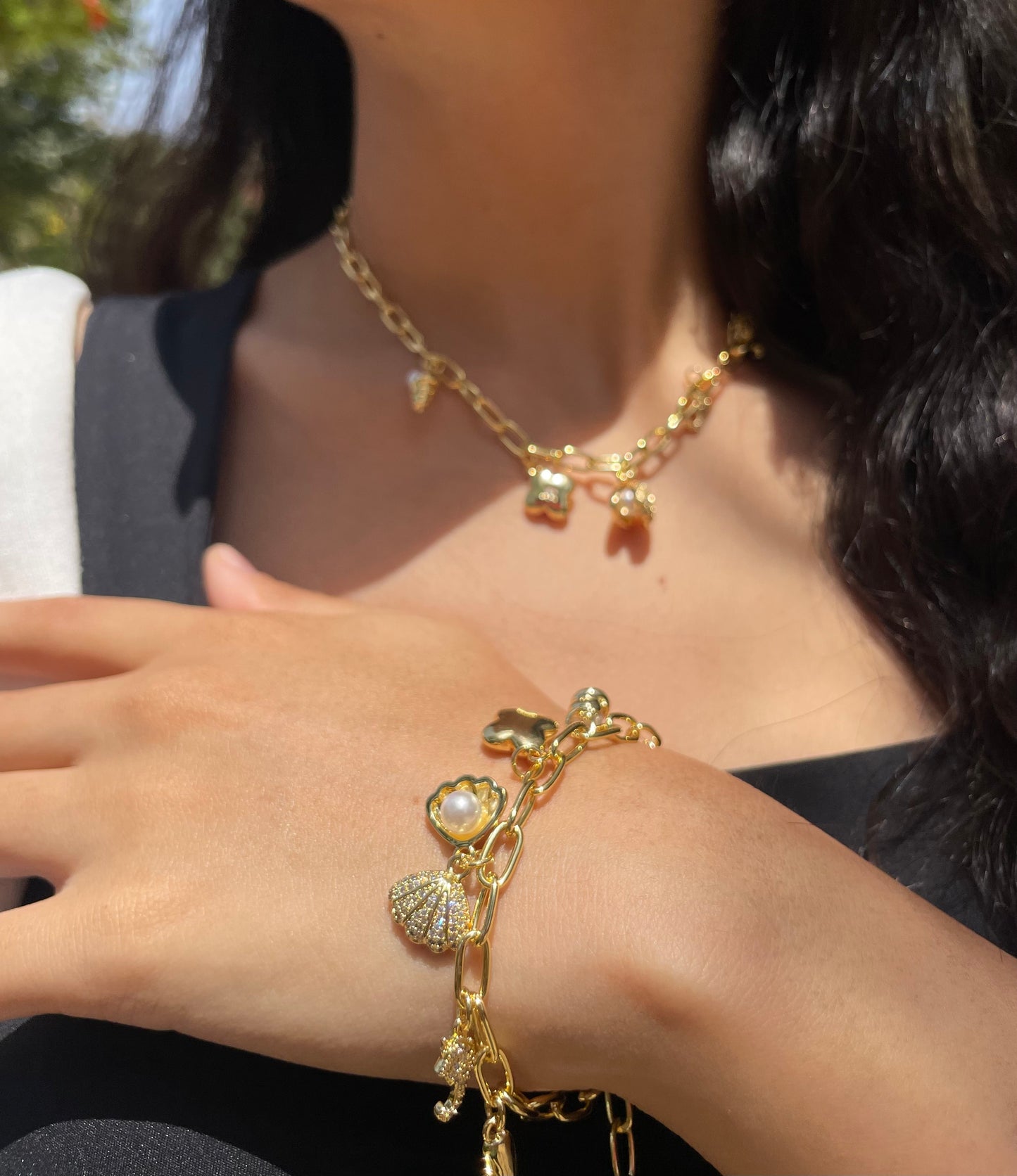 Glimmer Pearl Bracelet