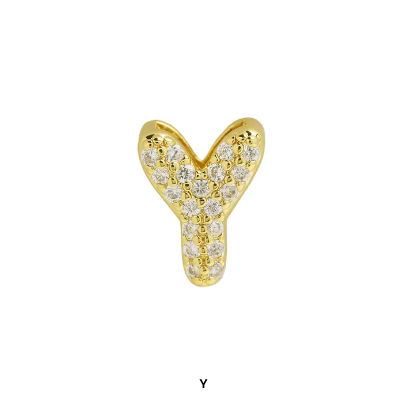 Petite Bubble Initial Necklace