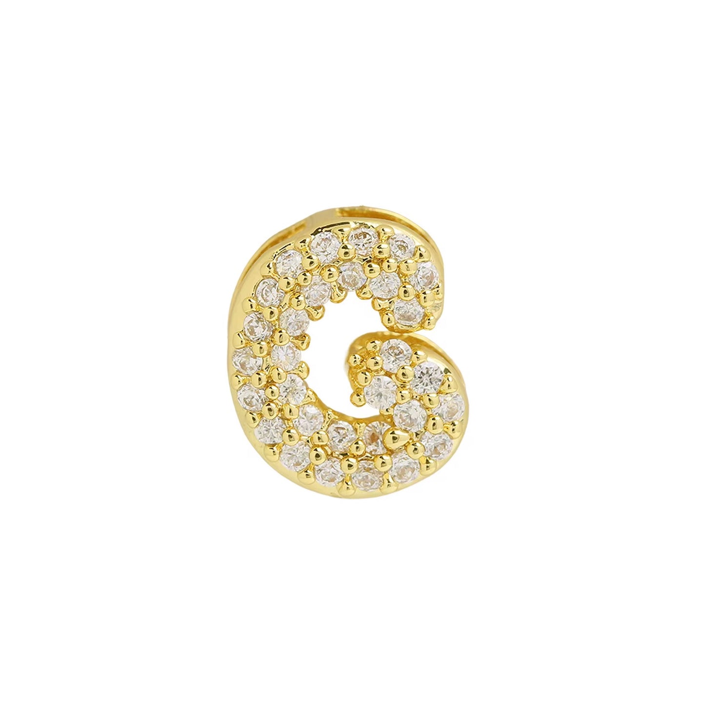 Petite Bubble Initial Necklace