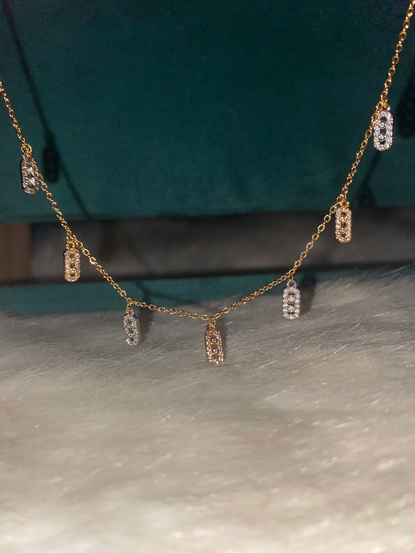 Mini GoldxSilver Move Necklace