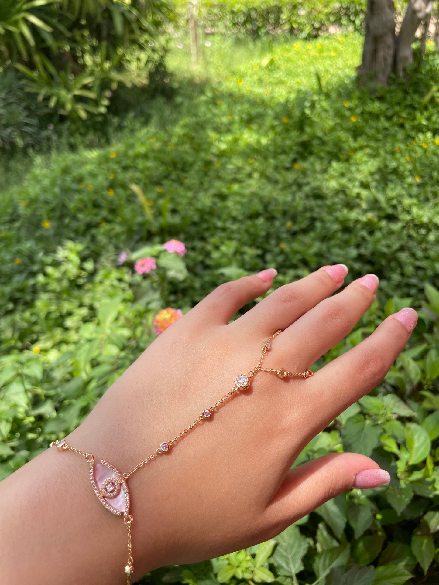 Evil Eye Hand Chain