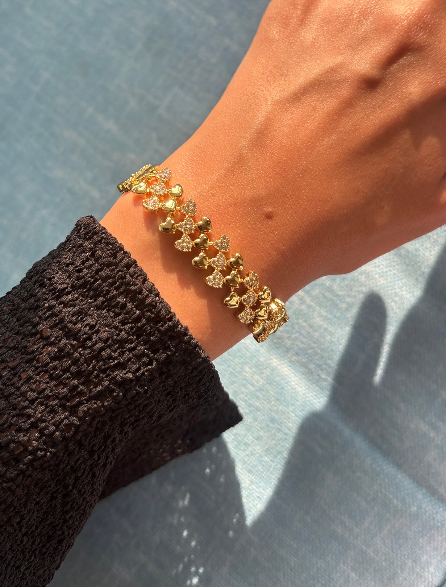 Mini Hearts Bangle