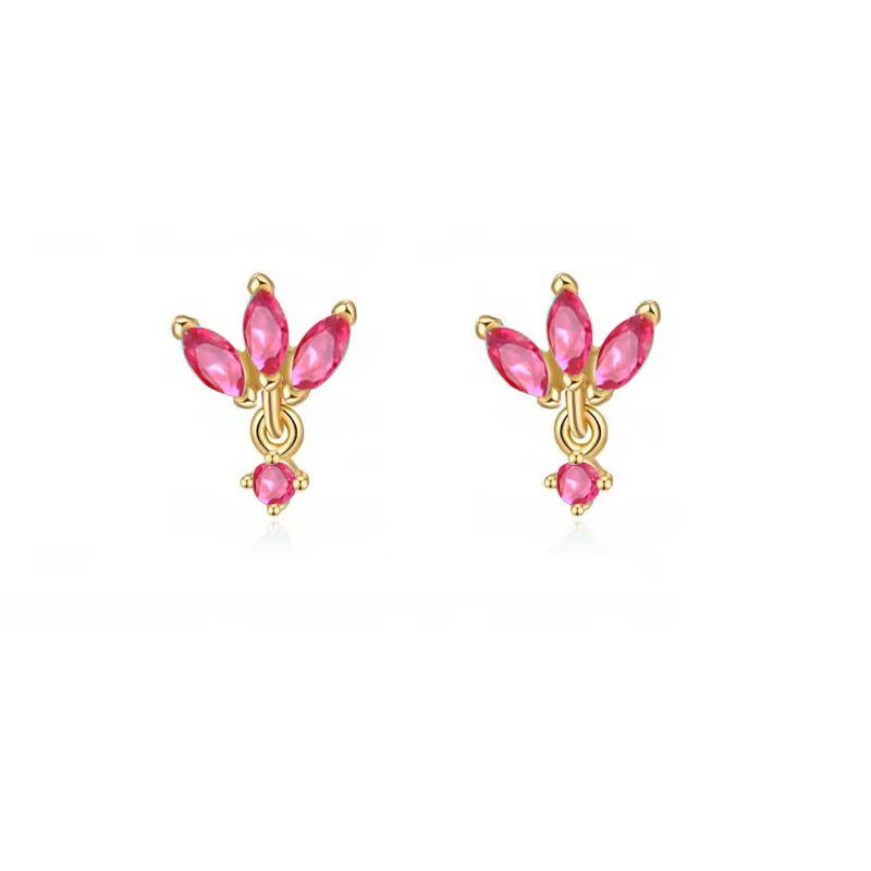 Ruby Flower Piercing