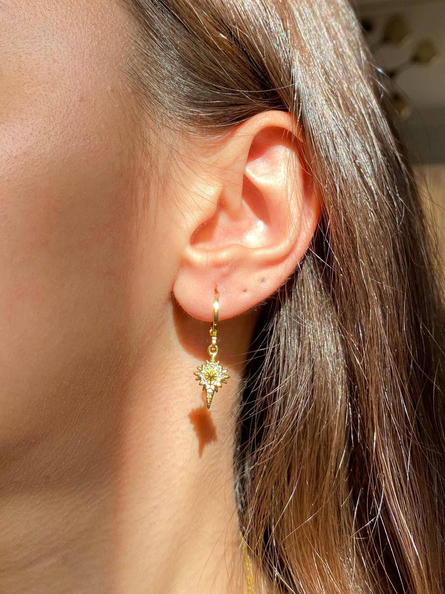 Mini Shooting Star Earrings