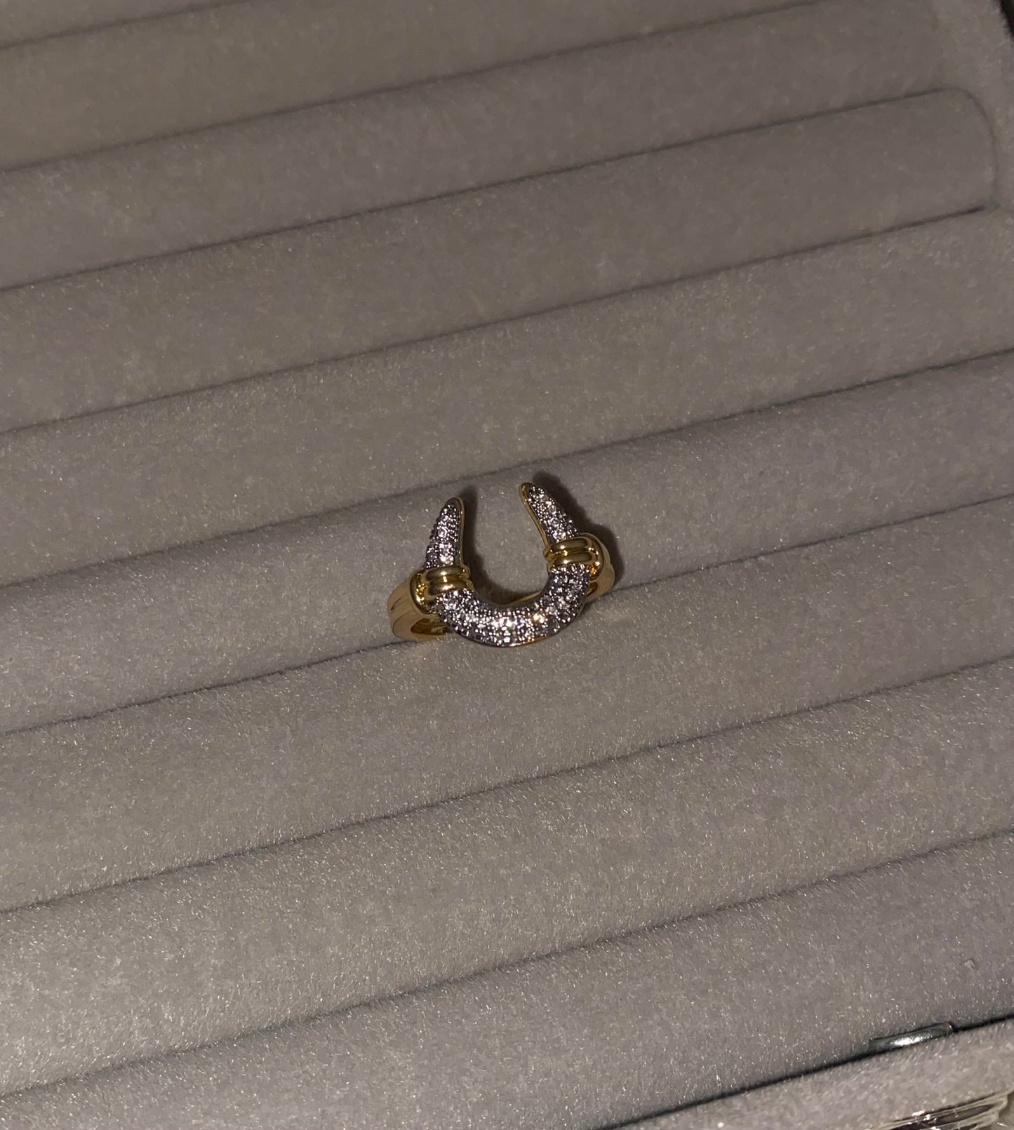 Stellar Arc Gold Ring
