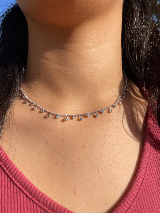 Cyra Silver Necklace