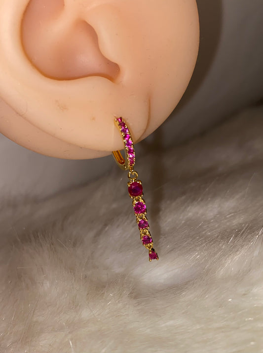 Tennis Pink Single Piercing
