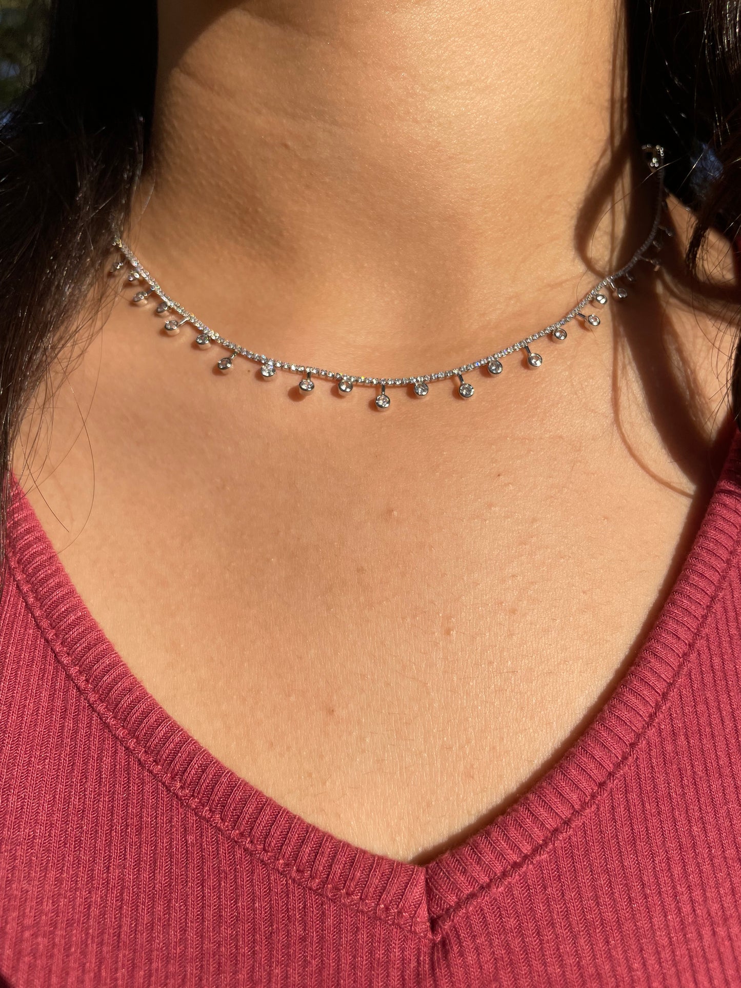 Cyra Silver Necklace