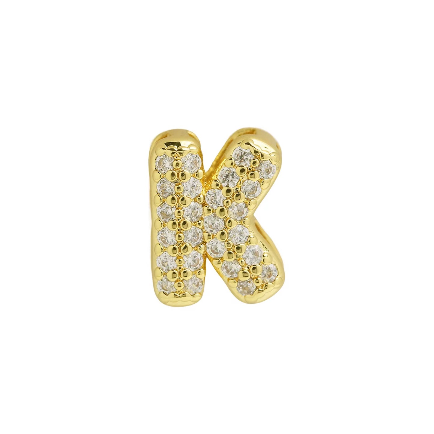 Petite Bubble Initial Necklace