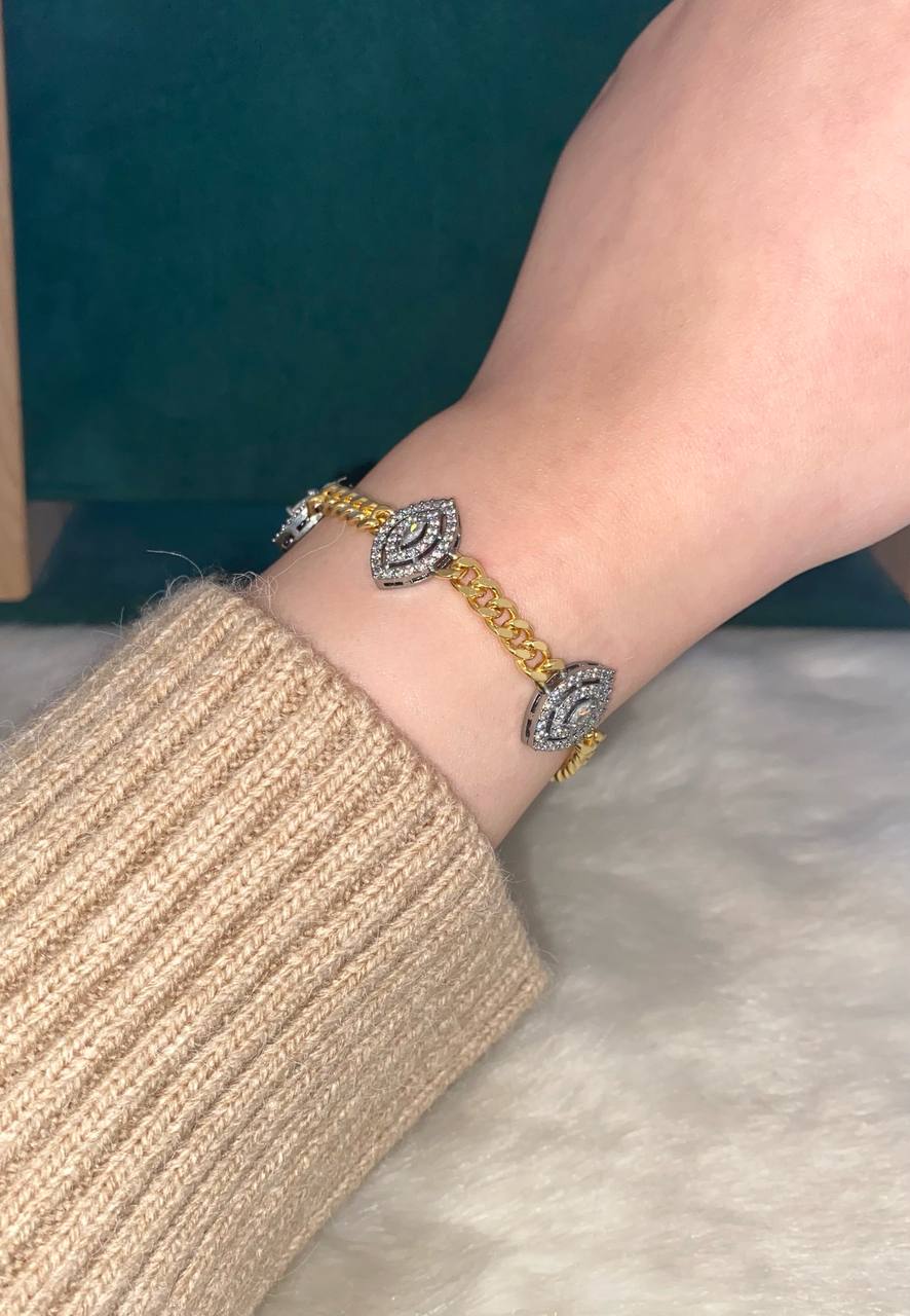 Triple Lustre Royal Bracelet