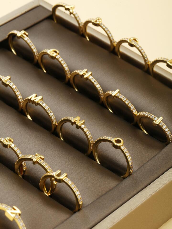 Initial Rings Gold