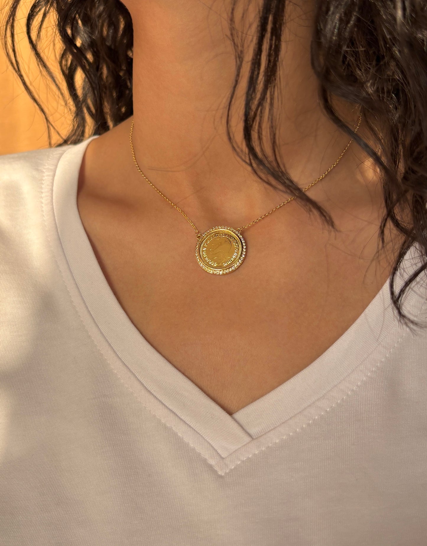 Coin Gold Necklace