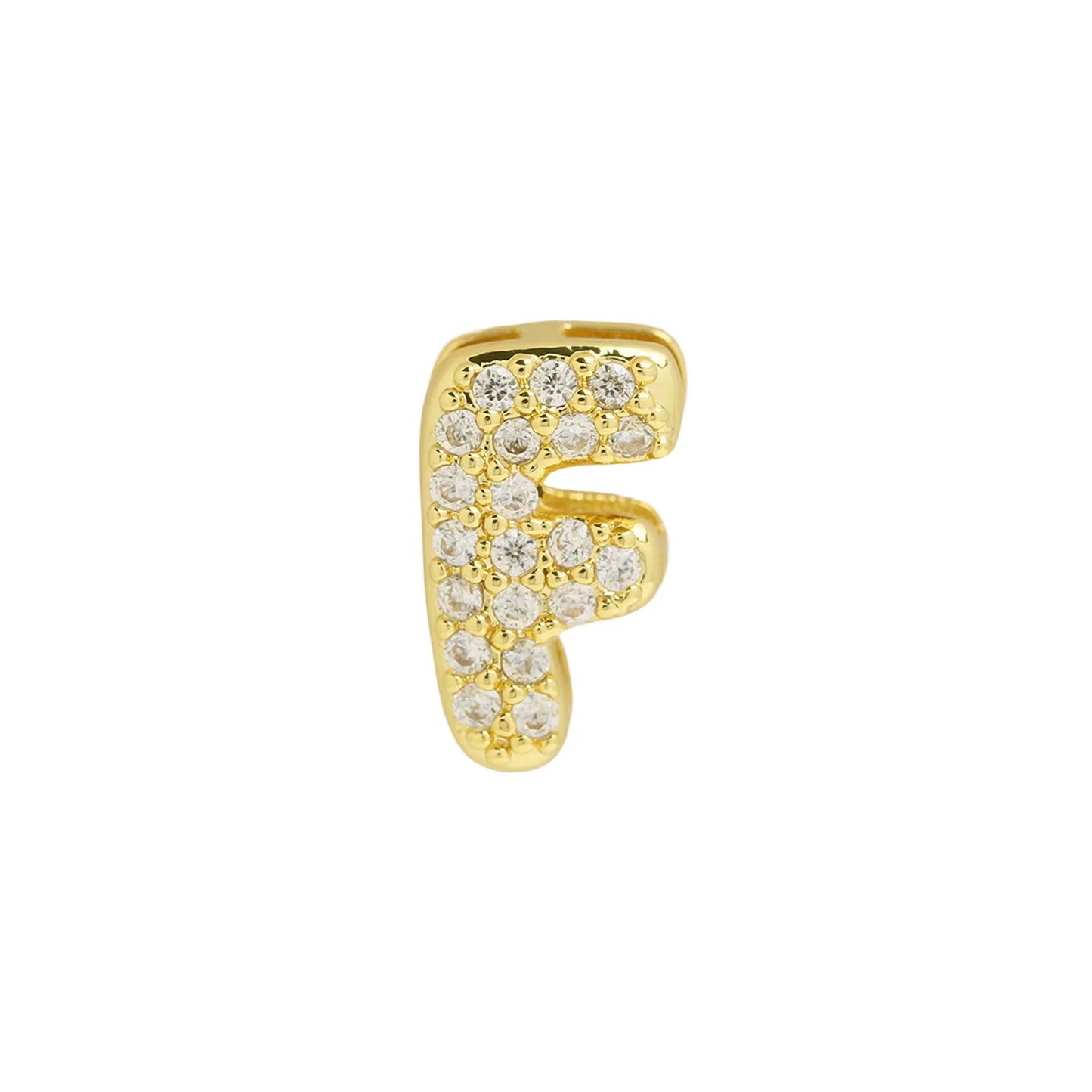 Petite Bubble Initial Necklace