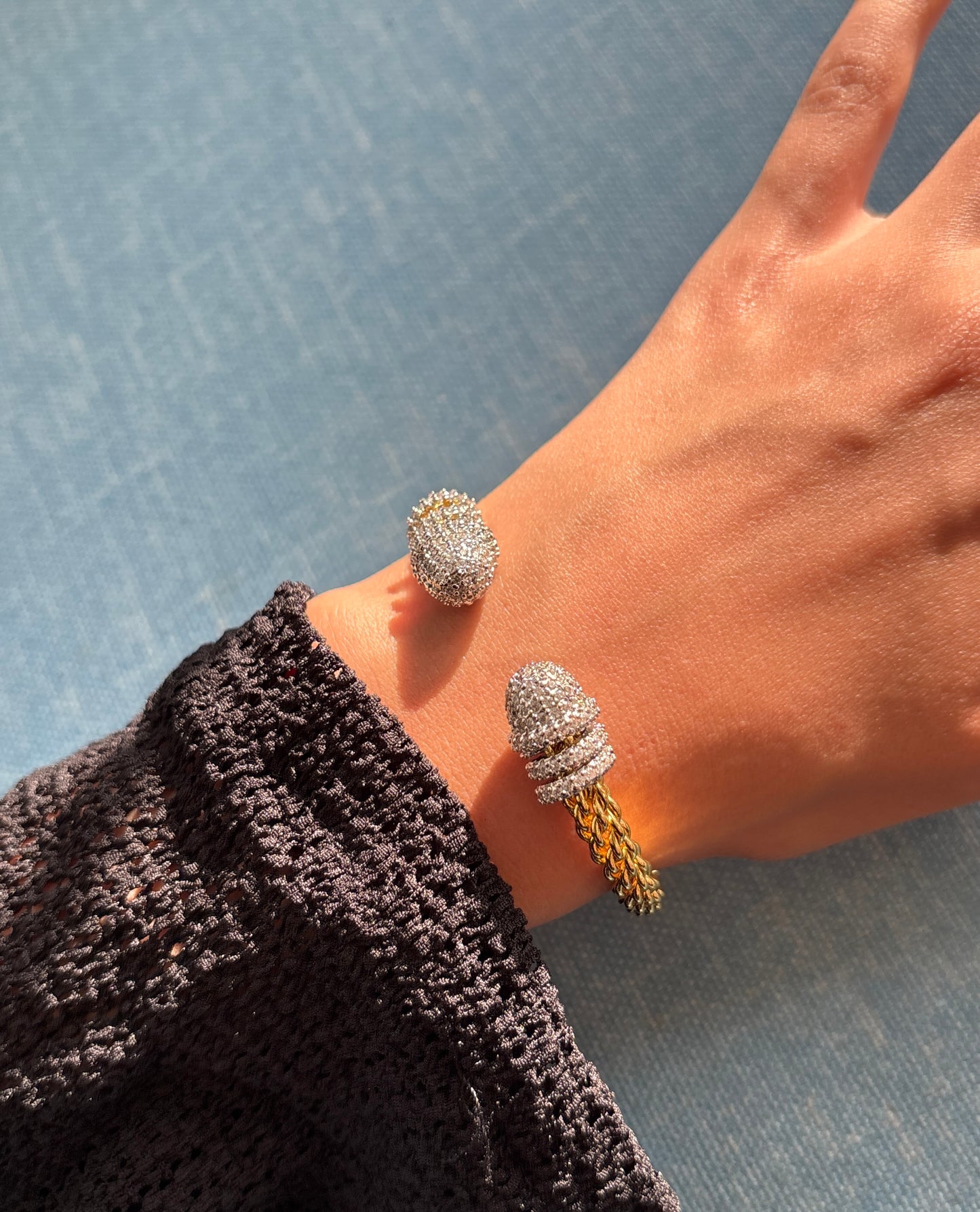 Serpent Gold Bangle