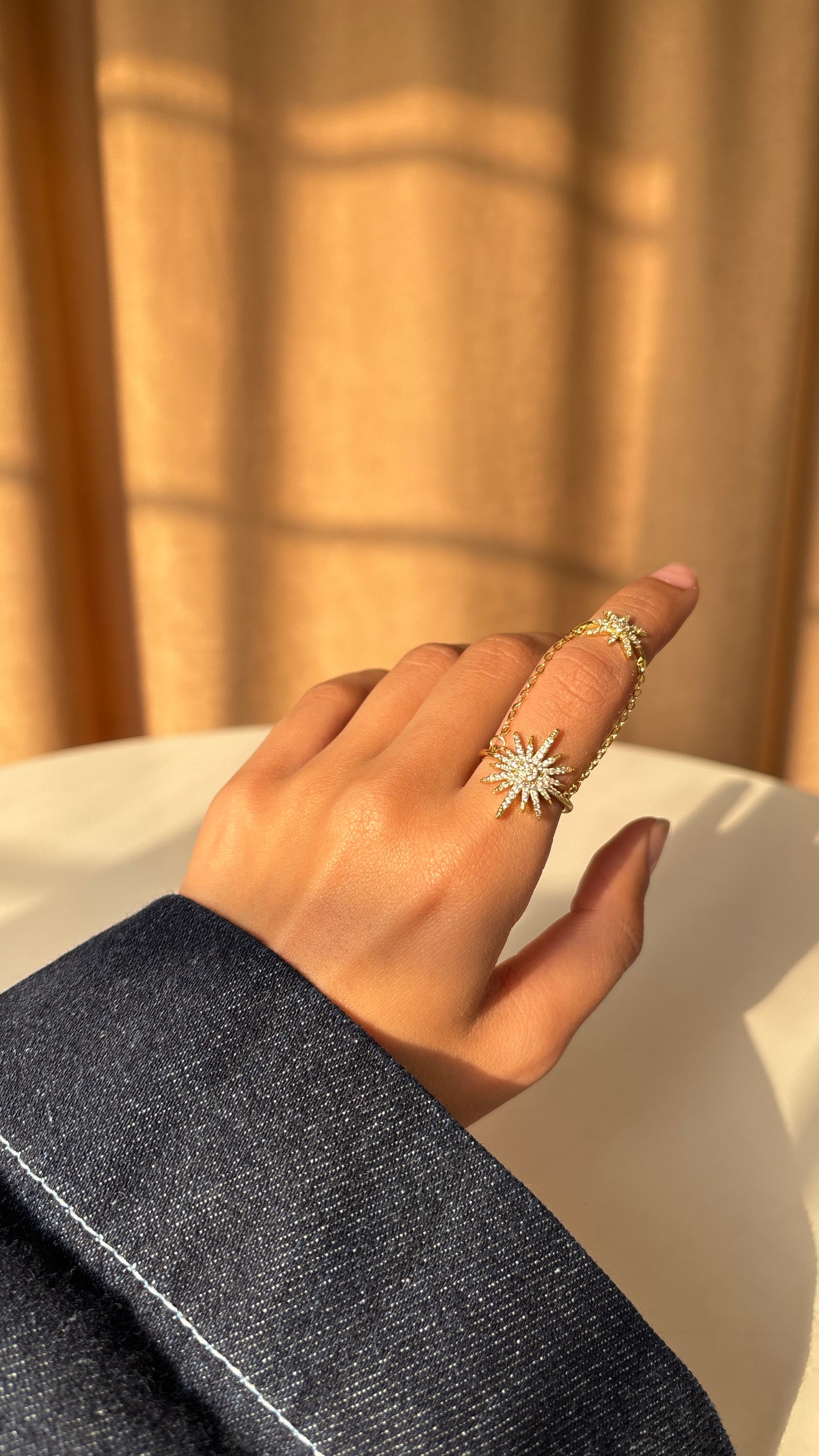 Sunburst Linked Ring