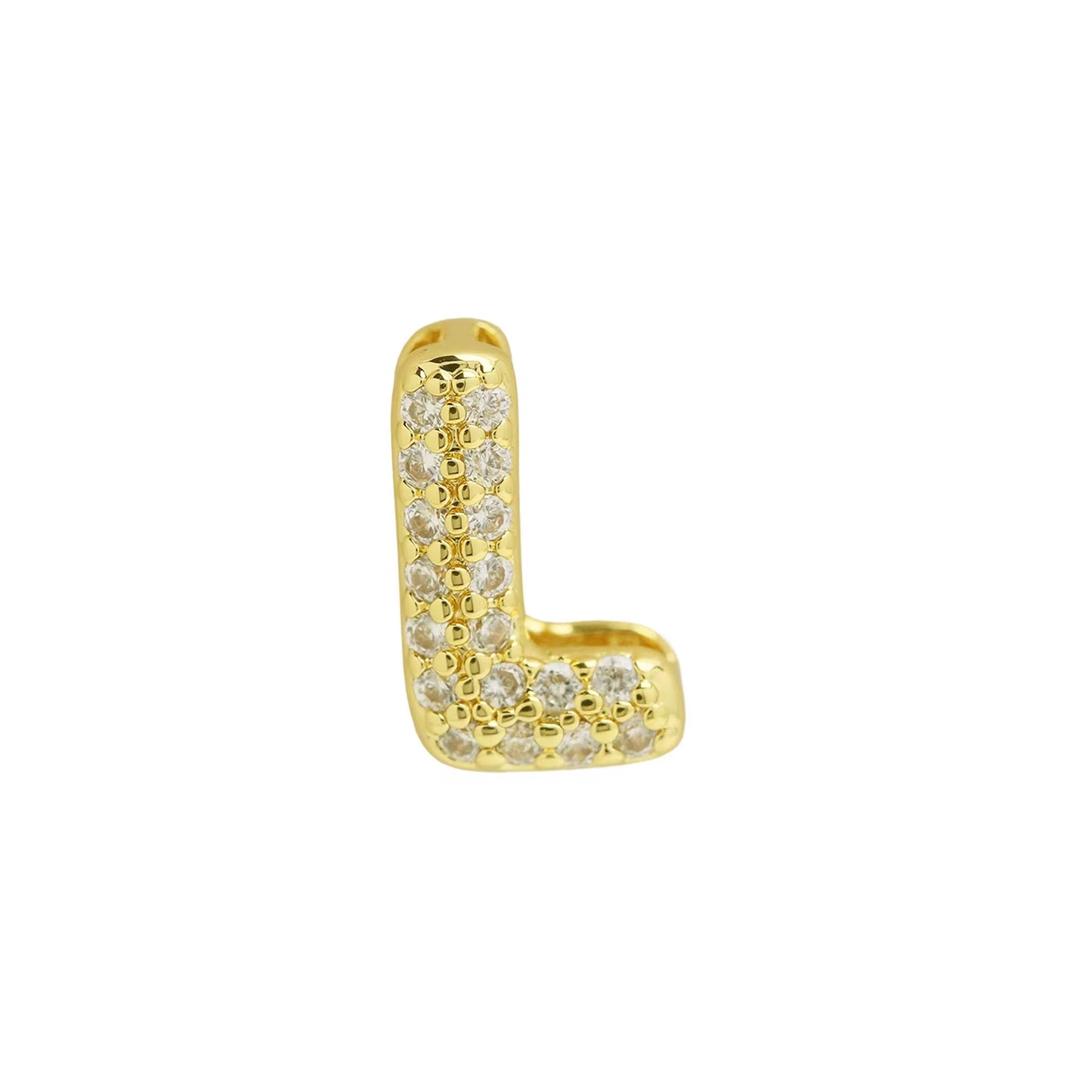 Petite Bubble Initial Necklace
