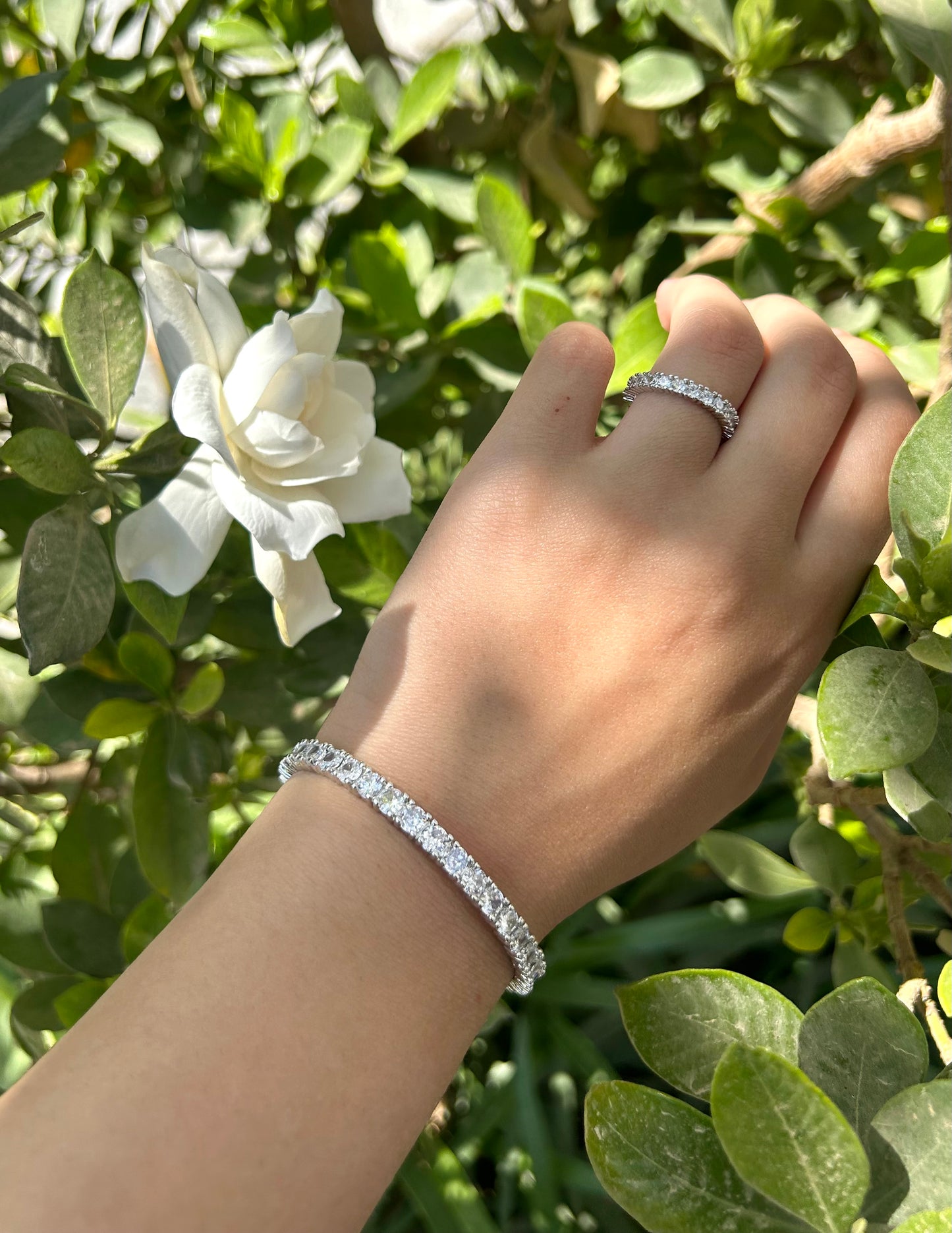 Tennis Silver Ring