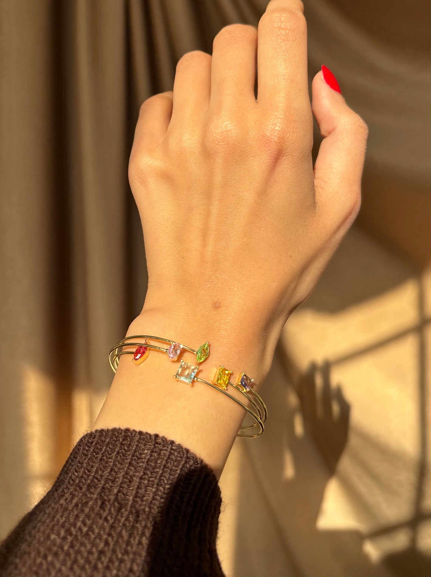 Colored Wrist Glow Bangle