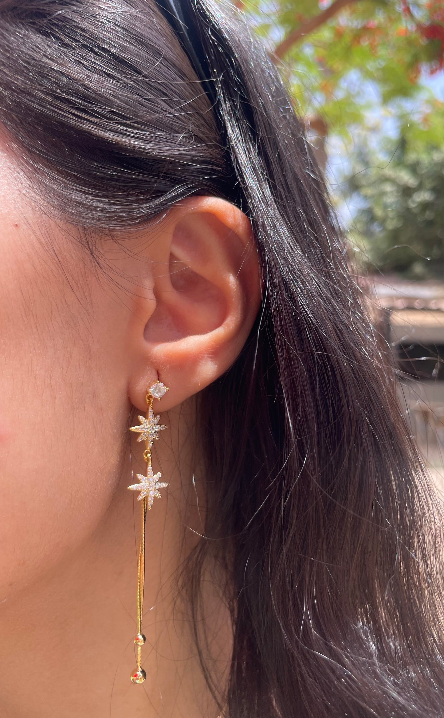 Mini Starburst Earrings