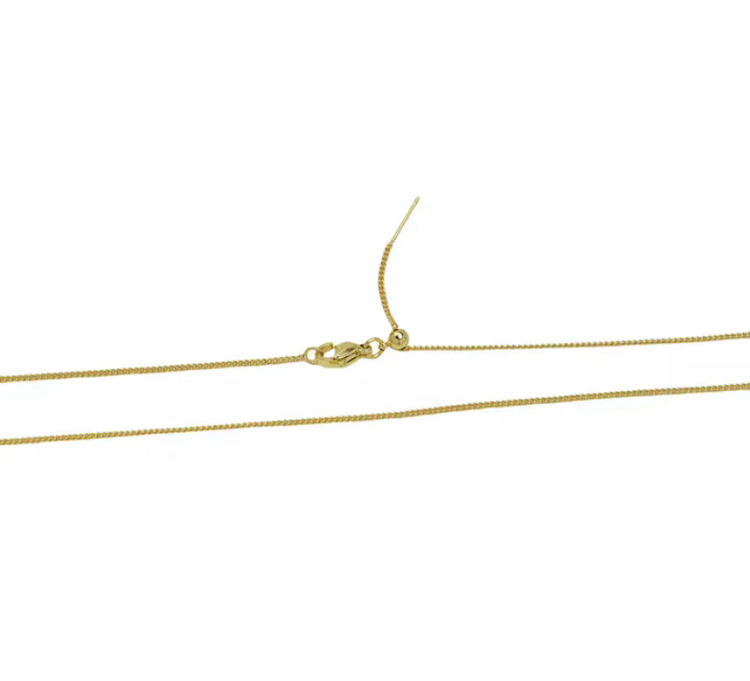 Petite Bubble Initial Necklace