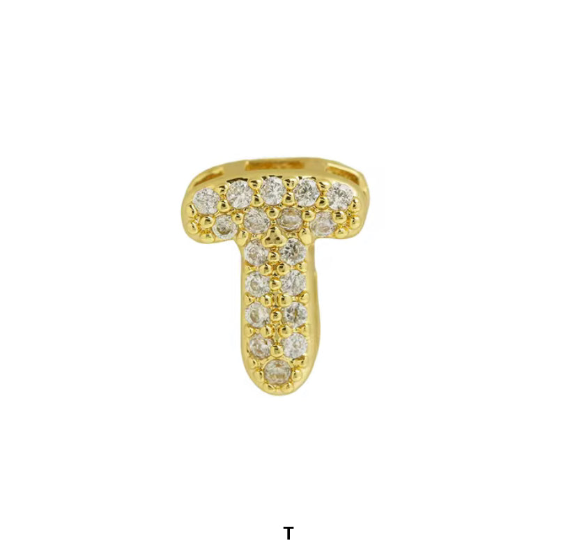 Petite Bubble Initial Necklace