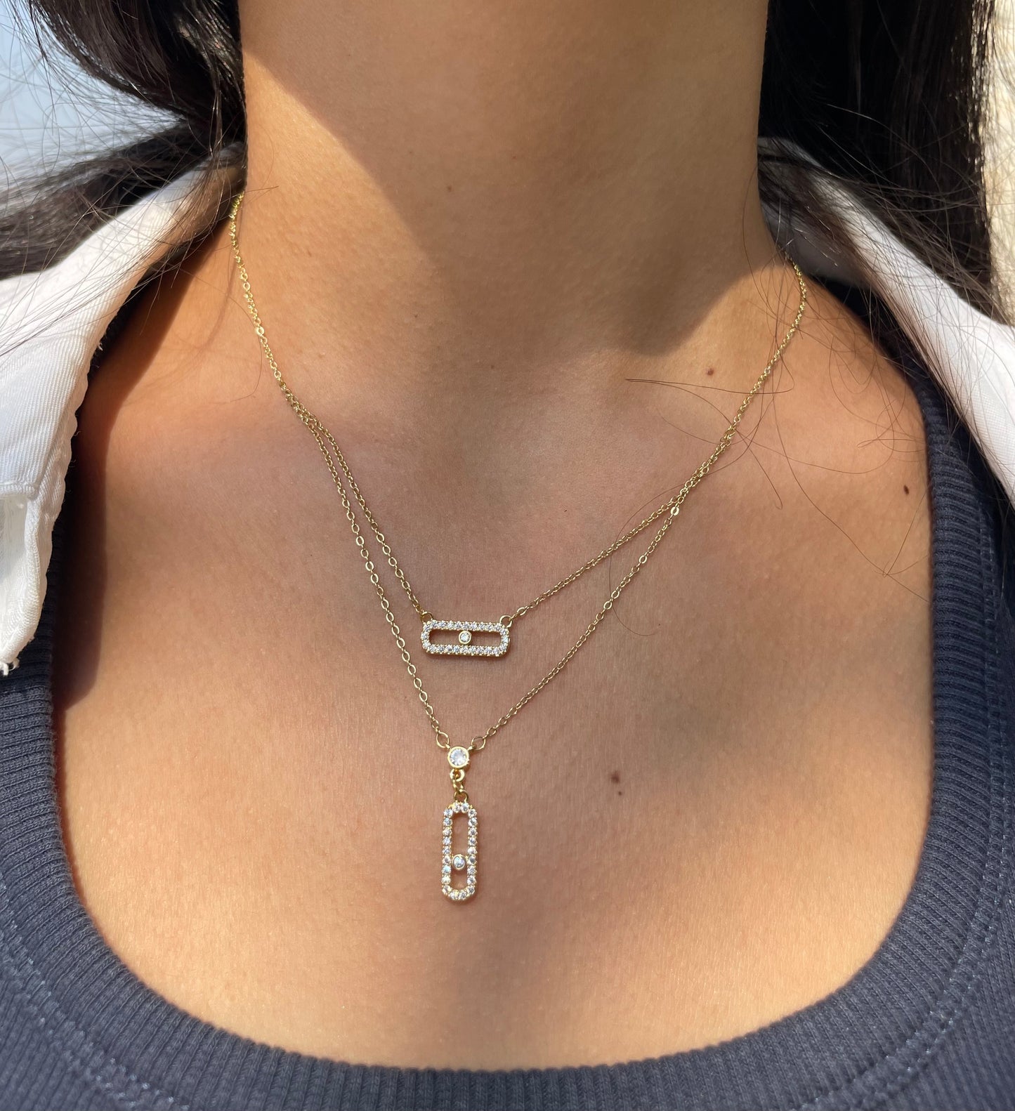 Mini Move Gold Necklace