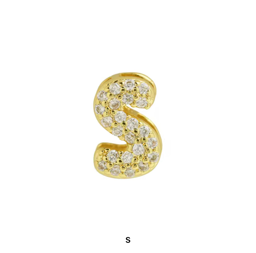 Petite Bubble Initial Necklace